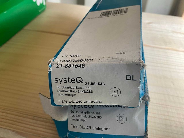 Systeq - rvs - deurbeslag (4x) - afbeelding 1 van  4