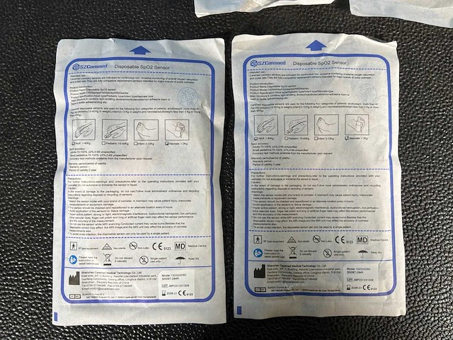 Szcaremed neonatal/adult disposable spo2 sensor (16x) - afbeelding 3 van  3