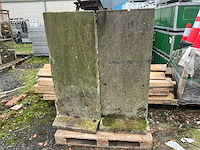 T - keerwand hout betonschutting (2x) - afbeelding 1 van  4