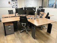 T-bureauopstelling (2x) - afbeelding 1 van  12