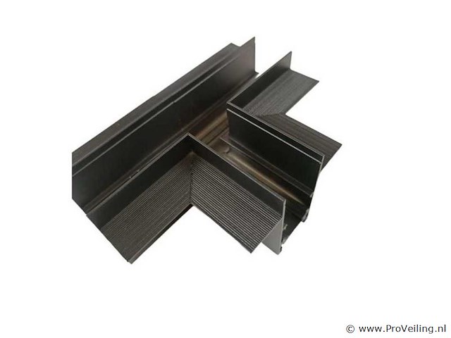 T-connector voor magnet railsinbouw iek 20 mm - horizontaal (x4) - afbeelding 1 van  4