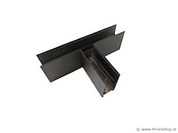 T-connector voor opbouwmagnetische rails 20 mm - horizontaal (x4) - afbeelding 1 van  4