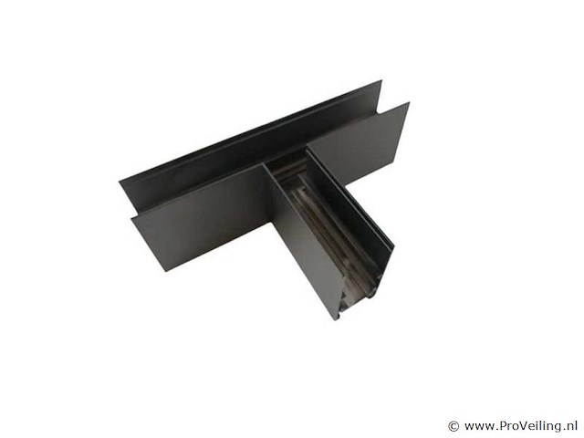T-connector voor opbouwmagnetische rails 20 mm - horizontaal (x4) - afbeelding 1 van  4