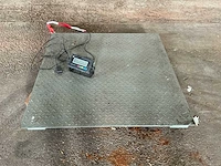 T-mech / monstershop industriële vloer-/palletweegschaal 3000 kg - afbeelding 2 van  9