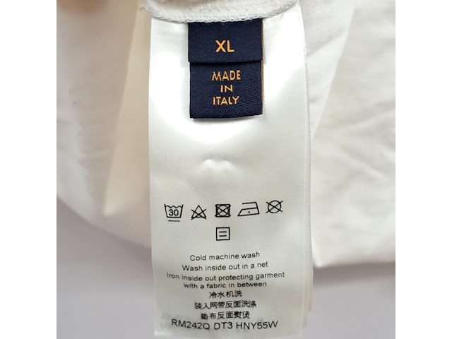 T-shirt, louis vuitton, wit, maat xl - afbeelding 4 van  6