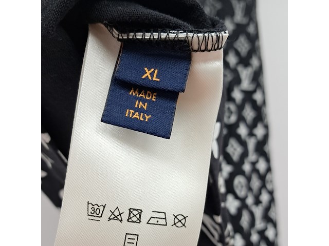 T-shirt, louis vuitton, zwart, maat xl - afbeelding 4 van  4