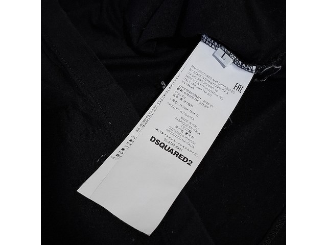 T-shirt, maat l, dsquared2, s74gd0746 - afbeelding 7 van  7