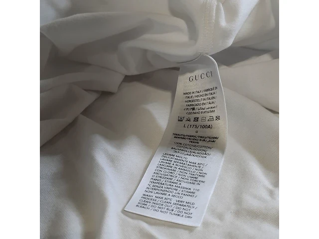 T-shirt, maat l, gucci - afbeelding 7 van  8