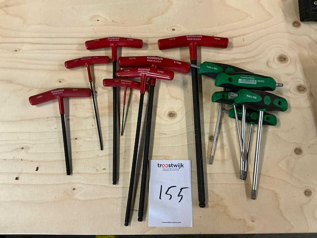 T-sleutelset (2x) - afbeelding 1 van  3