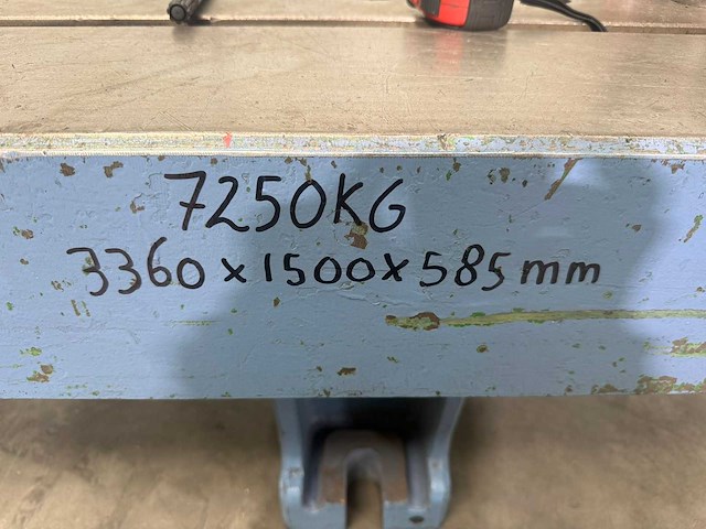 T-slotted welding table - afbeelding 10 van  12