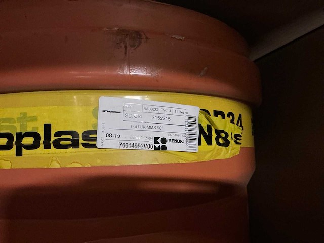 T-stuk kg-buis (315x315 mm) (5x) - afbeelding 4 van  4