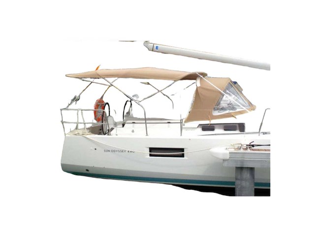 T top jeanneau sun odyssey 440 bimini color oyster - 193245 - afbeelding 1 van  4