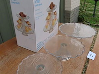 Taartenstaanders 3 stuks - afbeelding 2 van  3