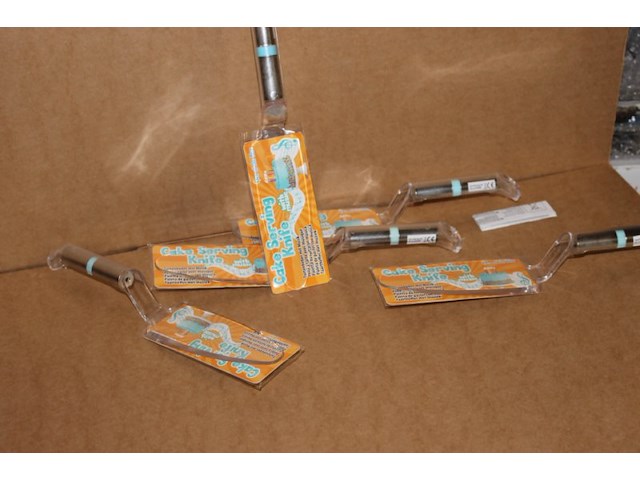 Taartschepmet geluid 5 stuks in krat a - afbeelding 2 van  3