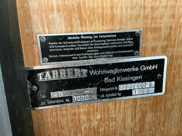 Tabbert caravan - afbeelding 6 van  16