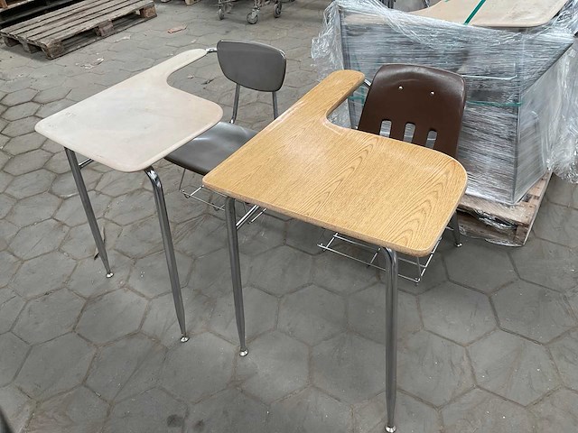 Tablet arm combo desk (6x) - afbeelding 1 van  5