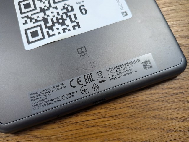Tablet, lenovo, tab 4 8, 2019 - afbeelding 3 van  4