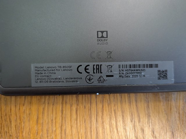 Tablet, lenovo, tab 4 8, 2020 - afbeelding 5 van  9