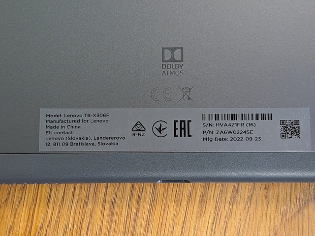 Tablet, lenovo, tab m10 hd (2nd gen), 2022 - afbeelding 6 van  9