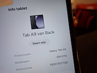 Tablet samsung, galaxy tab a9, sm-x110 - afbeelding 2 van  2