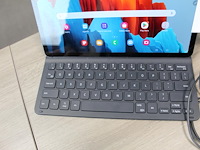 Tablet samsung galaxy tab s7 sm-t875 met cover keyboard slim en pencil. 128 gb. simkaartfunctie. met lader - afbeelding 3 van  5