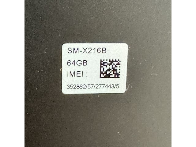 Tablet samsung, sm-x216b, met hoes - afbeelding 4 van  4