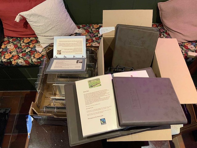 Tableware menus - afbeelding 1 van  5