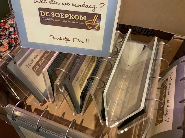 Tableware menus - afbeelding 5 van  5