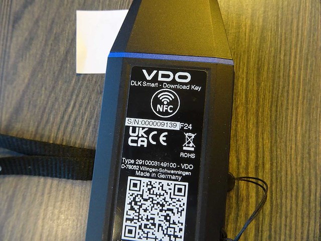 Tachograaf lezer - vdo - dlk smart download key - afbeelding 2 van  2