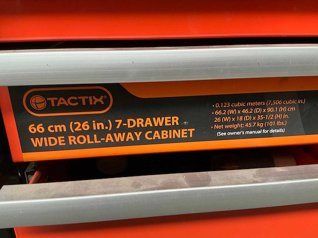 Tactix gereedschapswagen - afbeelding 9 van  9