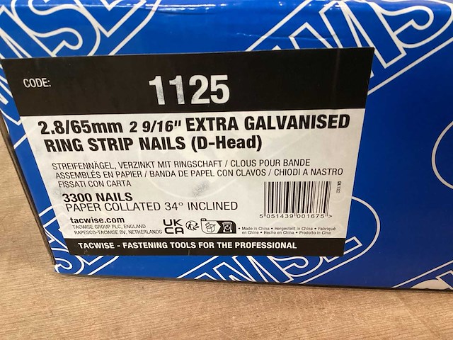 Tacwise ring strip nails d, doos 3300 stuks (9x) - afbeelding 3 van  3