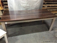 Tafel + 10 stoelen