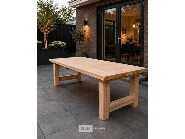 Tafel, afm 350x92cm x 78cm hoog - afbeelding 1 van  3