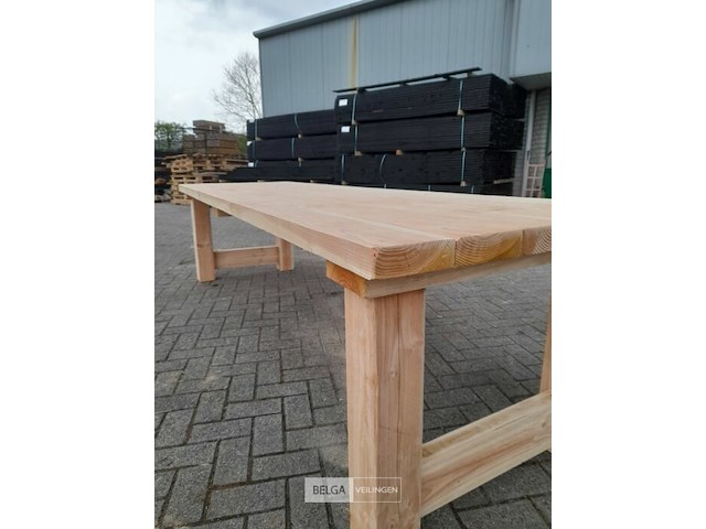 Tafel, afm 400x92cm x 78cm hoog - afbeelding 3 van  3