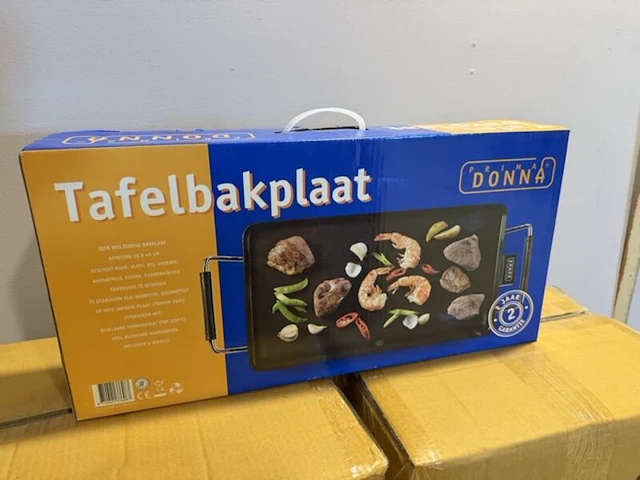 Tafel bakplaat gourmet prima donna, zwart - afbeelding 1 van  4