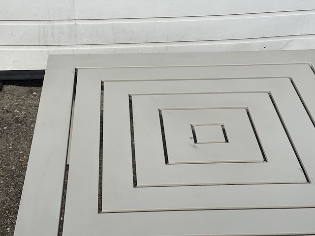 Tafel eichholtz, outdoor coffee table vistamar, grijs / chroom - afbeelding 3 van  7