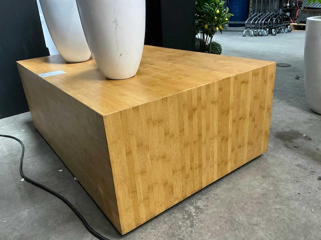 Tafel en kunstplanten - afbeelding 2 van  4