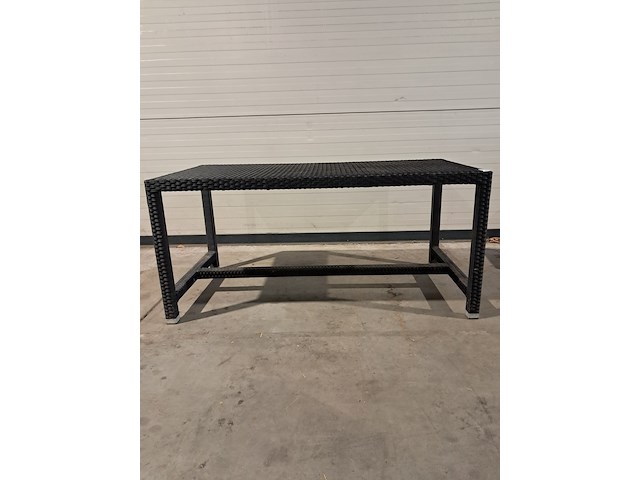 Tafel en stoelen set, kaja , satelliet, zwart - afbeelding 2 van  11