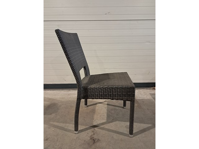 Tafel en stoelen set, kaja , satelliet, zwart - afbeelding 9 van  11