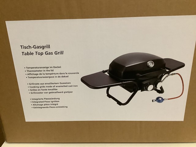 Tafel gas grill, landmann, paterna, zwart - afbeelding 3 van  4