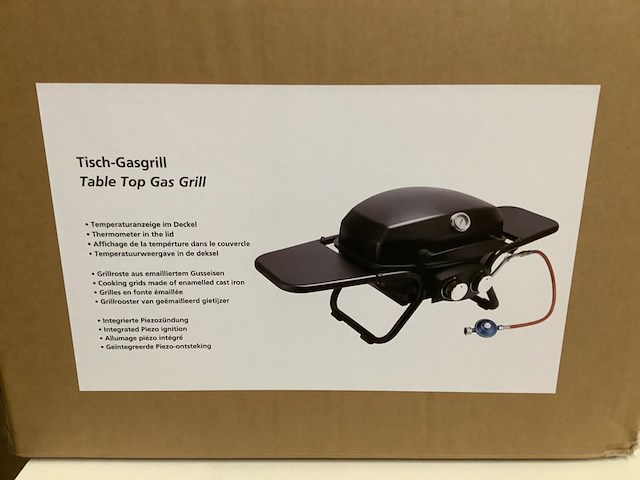 Tafel gas grill, landmann, paterna, zwart - afbeelding 3 van  4