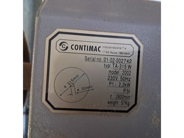 Tafel langzaag, contimac, ta 315 w, grijs / rood, 2002 - afbeelding 4 van  13