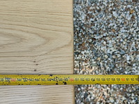 Tafel massief eiken met kruispoot - afbeelding 5 van  6