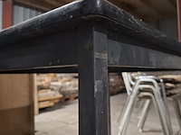 Tafel met 11x kantine stoel - afbeelding 4 van  7