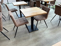 Tafel met 2 stoelen (9x) - afbeelding 4 van  6