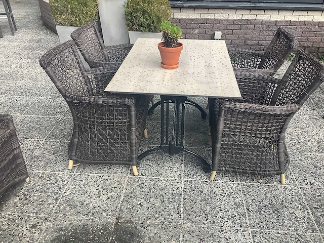 Tafel met 3 stoelen - terrace sets - afbeelding 2 van  3