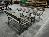 Tafel met bankjes - afbeelding 3 van  6