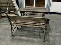 Tafel met bankjes - afbeelding 4 van  6