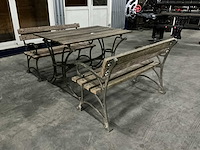 Tafel met bankjes - afbeelding 2 van  6