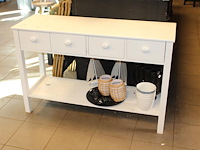 Tafel met drie laden. afmeting 120 x 40 x 78 cm. - afbeelding 1 van  2
